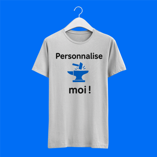 T-shirt personnalisable en coton premium – Impression haute qualité – Image 4