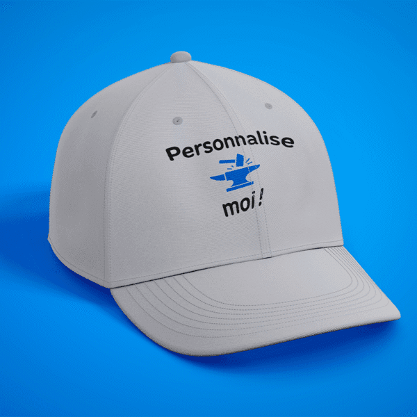 Casquette blanche personnalisable – Ajoutez votre logo ou design !
